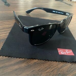 Ray-Ban Black Frame Sunglasses with Dark Lenses